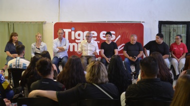 Julio Zamora proyectó con jóvenes de Dique Luján y Villa La Ñata la elaboración de agenda participativa con nuevas políticas públicas