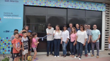 Fernando Moreira inauguró el nuevo Centro de Cuidado Infantil de Villa Hidalgo