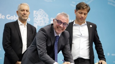Julio Zamora acompañó a Axel Kicillof en el lanzamiento de la tercera etapa del Plan de Infraestructura Penitenciaria