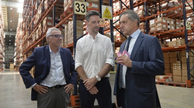 Julio Zamora y Daniel Scioli recorrieron la empresa Grupo Blanco en General Pacheco