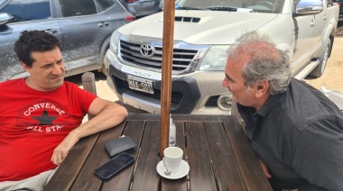 Ariel Collia se reunió con Maxi Abad en la Costa Atlántica