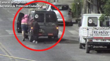 Robaron una camioneta estacionada en la calle y el COT los interceptó cuando la empujaban para llevársela