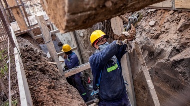 AySA está próxima a finalizar una importante obra que mejorará el servicio de agua potable a 55 mil habitantes de Merlo y San Antonio de Padua