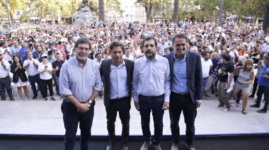 En el comienzo del año electoral, Kicillof se mostró con Katopodis y Moreira en San Martín