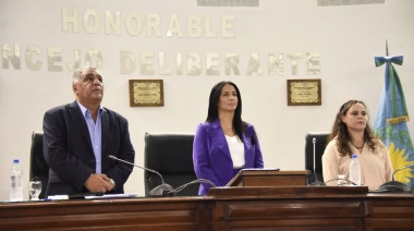 Noelia Correa inauguró las sesiones ordinarias de Malvinas haciendo eje en la seguridad, la salud, las obras y deporte