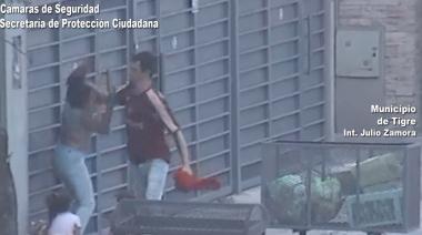 Las cámaras registraron un caso de violencia de género y el COT asistió a la víctima