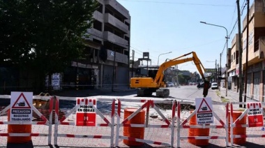 Comenzaron las obras de remodelación de la Avenida Presidente Perón