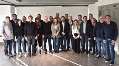 Rodríguez Larreta junto a los miembros de la Mesa Política del PRO Provincia de Buenos Aires