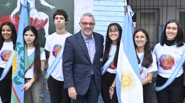 El intendente Julio Zamora participó del acto de imposición del nombre "Lola Mora" a la Escuela Secundaria N°34 de Ricardo Rojas