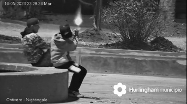 Con ayuda del Centro de Monitoreo, detuvieron a dos jóvenes por portación ilegal de arma de guerra en Hurlingham