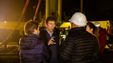 San Isidro: montaron los puentes ferroviarios del nuevo túnel de Almirante Brown