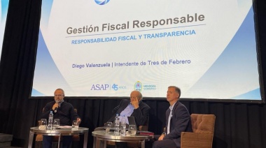 Valenzuela llegó a Mendoza para hablar de trabajo y eliminación de impuestos