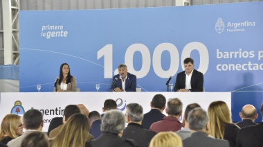Presentación del Programa “1.000 barrios populares conectados” en Malvinas Argentinas