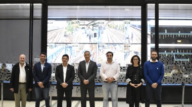 Fernando Moreira y Juan Eslaiman presentes en la inauguración de comando Trenes Seguros