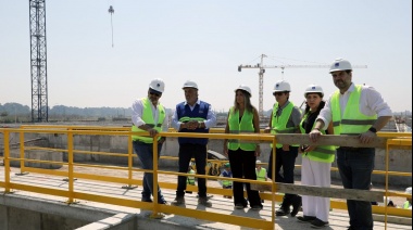 AySA anunció avances en la mega obra que beneficia a 2,5 millones de habitantes con agua potable