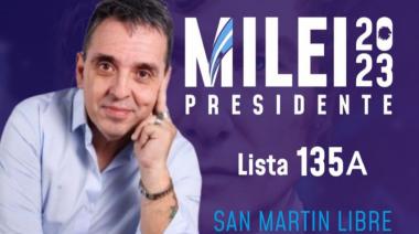El espacio de Javier Milei en San Martín conducido por Marcelo Ballester logro tener a todos sus fiscales de cara a las elecciones del proximo domingo