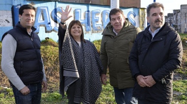 Patricia Bullrich recorrió la Costa Atlántica junto a Cristian Ritondo y Maximiliano Abad