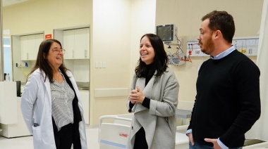 Soledad Martínez inauguró el renovado Sector Rojo de la Guardia del Hospital Houssay