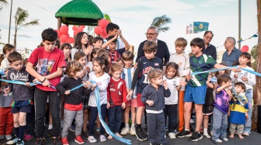 Junto a vecinos y vecinas, Julio Zamora inauguró la Plaza Santa Ana en Nuevo Delta