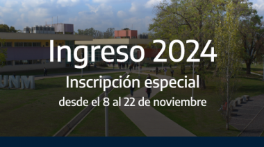 La UNM abre una inscripción especial al ciclo lectivo 2024