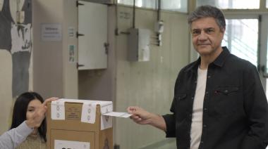 El jefe de Gobierno electo de la Ciudad de Buenos Aires, Jorge Macri, votó en Palermo