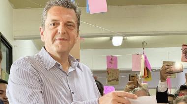 Sergio Massa: "Después de 40 años de democracia es un día histórico para la Argentina"