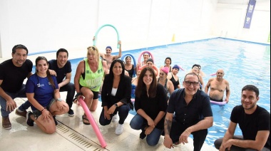 Leo Nardini, Noe Correa y Luis Vivona, realizaron la reapertura del Gimnasio Municipal de Malvinas Argentinas