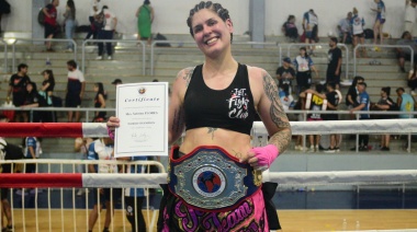 La campeona mundial de K-1 es de Malvinas Argentinas