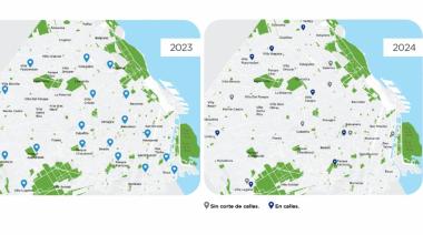Este año en la Ciudad habrá sólo 8 corsos en las calles y los cortes se reducirán más del 40 %