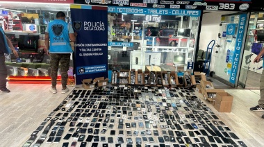 Más de mil celulares secuestrados en el centro porteño