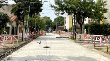 Vicente López sigue renovándose: continúan las obras para mejorar el espacio público