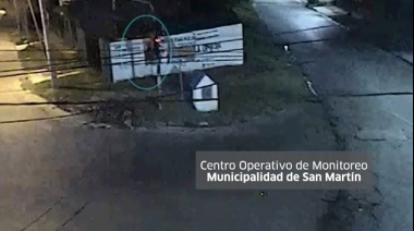 Las cámaras de San Martín permitieron detener a tres delincuentes