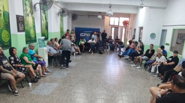 ATE San Martin organizó un nuevo plenario