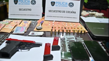 Desbaratan red de narcomenudeo: cuatro detenidos e incautan drogas y armas