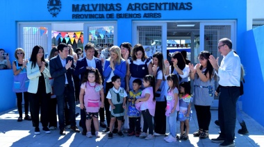 Nardini y Kicillof inauguraron el Jardín de Infantes Nº 931