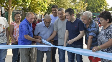 Leo Nardini inauguró los pavimentos de las calles Honduras, Cuba y Colombia