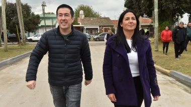 Leo Nardini habilitó nuevos pavimentos en Grand Bourg