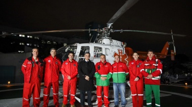 El SAME suma helicópteros nocturnos para cubrir emergencias en menos de 4 minutos