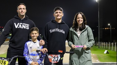 Vicente López fue representado en el Campeonato Mundial de BMX