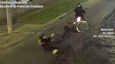 Don Torcuato: a bordo de una moto, chocó, huyó y se arrepintió