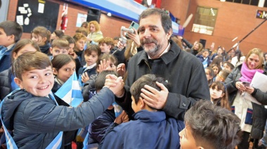Más de 4.600 estudiantes de San Martín prometieron lealtad a la bandera argentina