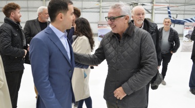 Julio Zamora acompañó la inauguración del nuevo Helipuerto en Don Torcuato