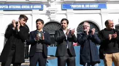 Axel Kicillof y Lucas Ghi inauguraron nueva sala de resonador en el Hospital Güemes