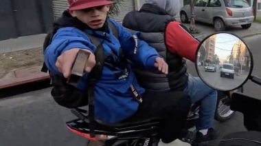 Filmó un intento de robo de dos motochorros con su GoPro