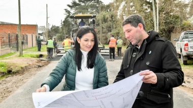 Noe Correa visitó una nueva obra en la ciudad de Tortuguitas