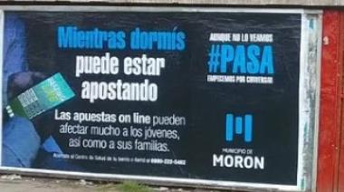 Morón lanzó una campaña de prevención de la ciberludopatía