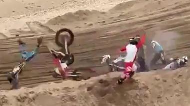 Impactante accidente en el Enduro de Invierno de Mar del Plata