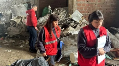 Operativo contra la venta ilegal de metales y materiales reciclables en Morón