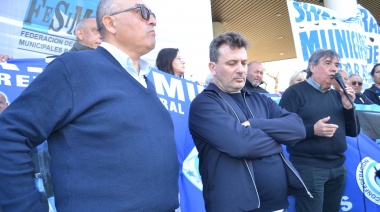 Los municipales de San Isidro exigen justicia salarial en masiva movilización