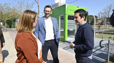 Se inauguró una nueva cabina con cajeros automáticos del Banco Provincia en la ciudad de Ing. Pablo Nogués